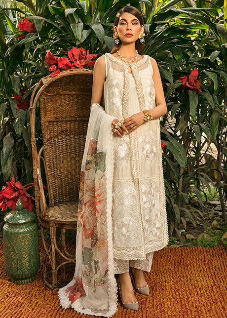 Saira Shakira | Luxury Pret | Calla Lily - House Of Hania