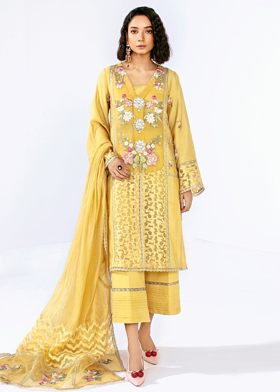 Saira Shakira | Luxury Pret | Dusty bloom - House Of Hania