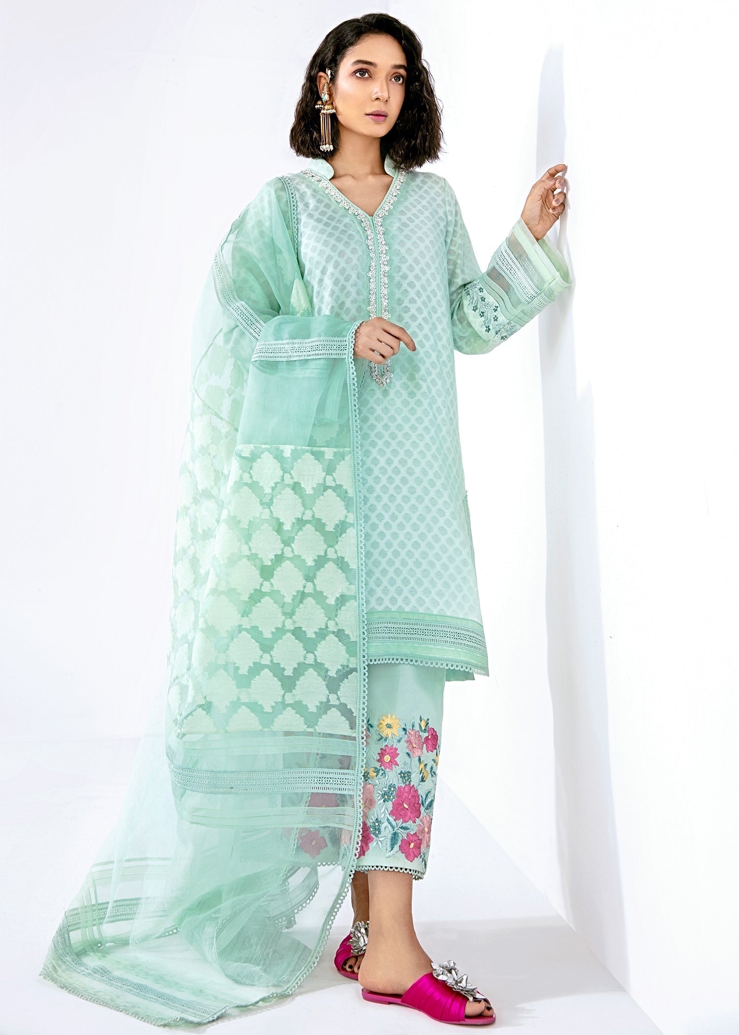 Saira Shakira | Luxury Pret | Garnet - House Of Hania