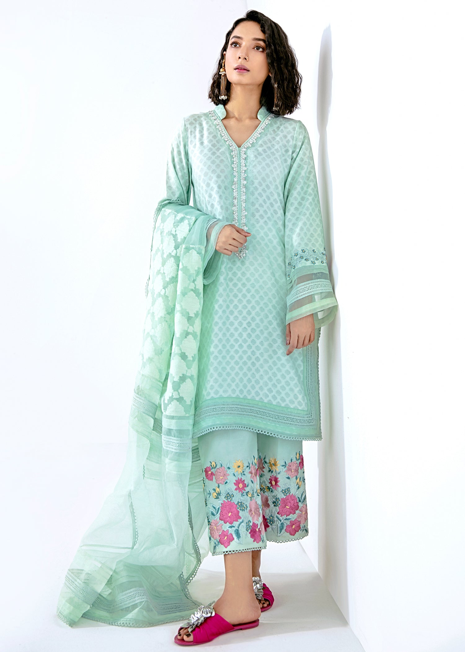 Saira Shakira | Luxury Pret | Garnet - House Of Hania