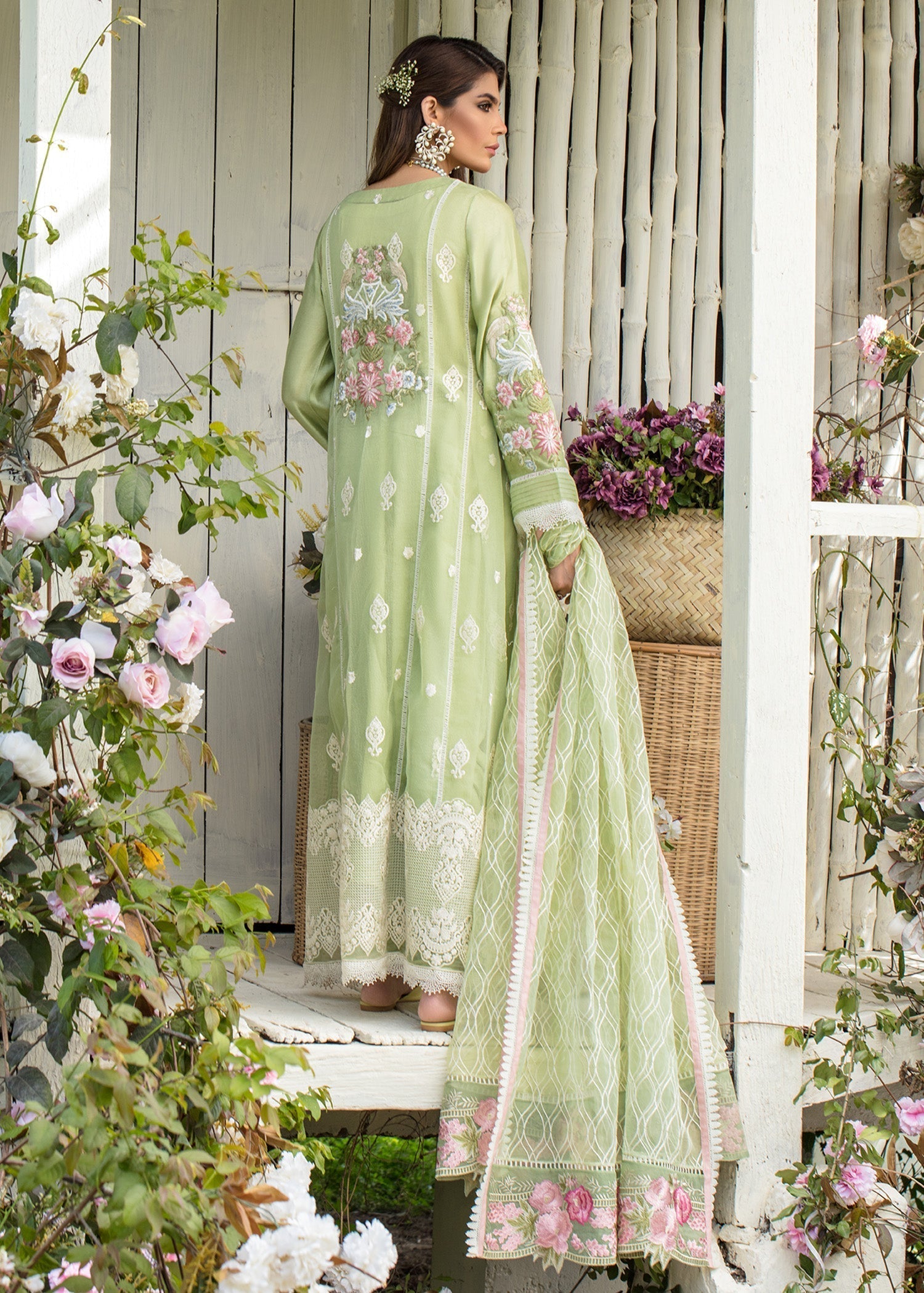 Saira Shakira | Luxury Pret | Mint Delight - House Of Hania