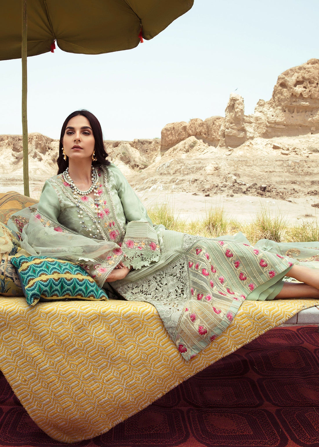 Saira Shakira | Luxury Pret |Parakeet - House Of Hania