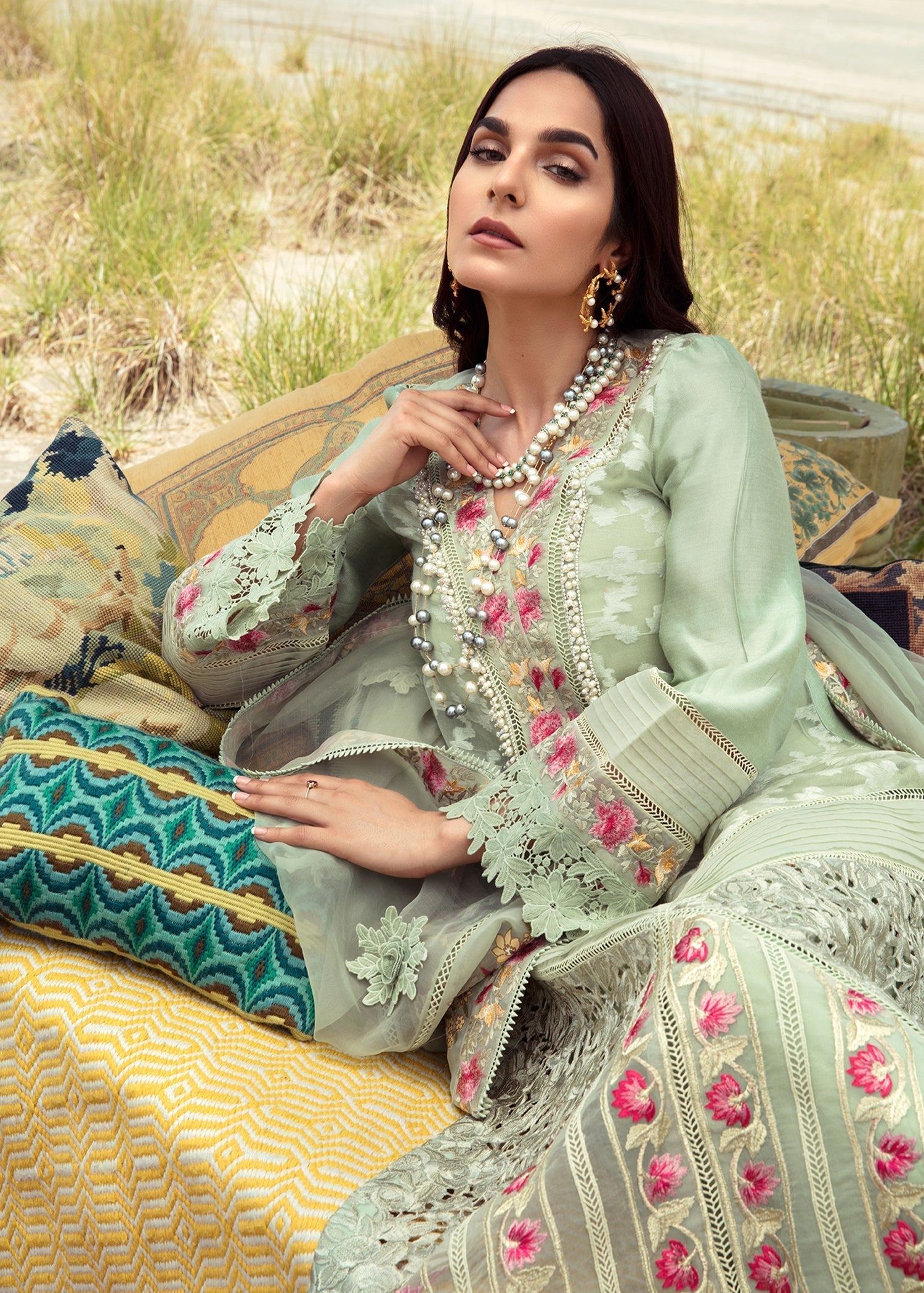 Saira Shakira | Luxury Pret |Parakeet - House Of Hania
