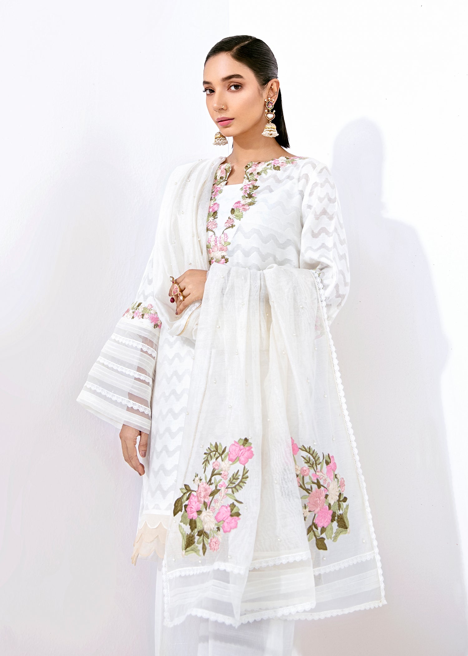 Saira Shakira | Luxury Pret | Snowdrop - House Of Hania