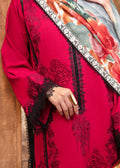 Saira Shakira | Raya Winter Stitched 23 | Crimson - House Of Hania