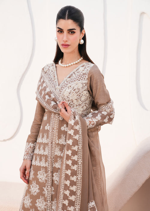 Saira Shakira | Saira Shakira Eid Pret | Latte Luster - House Of Hania