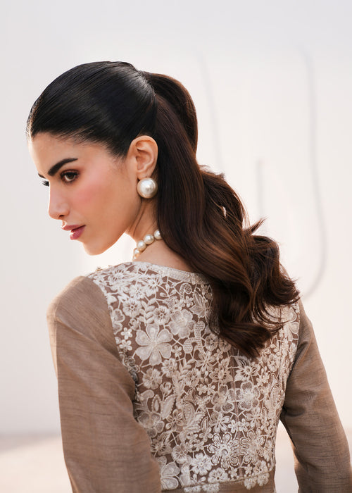 Saira Shakira | Saira Shakira Eid Pret | Latte Luster - House Of Hania