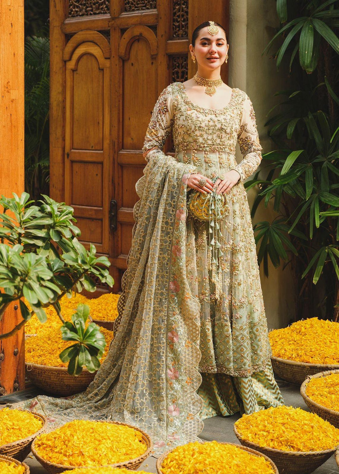 Saira Shakira - Taupe - House Of Hania