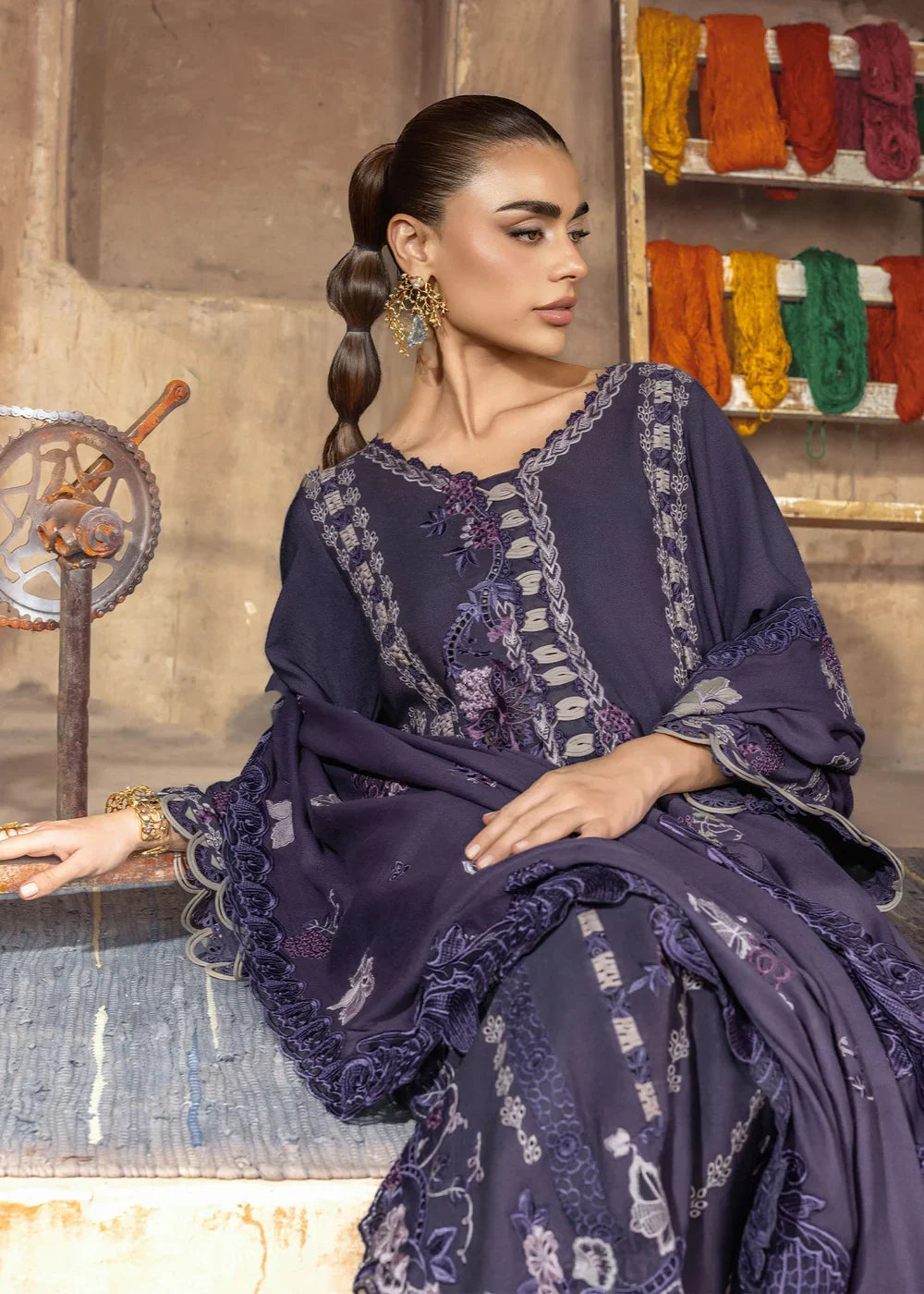 Saira Shakira | Winter 25 | LILA 1-B - House Of Hania