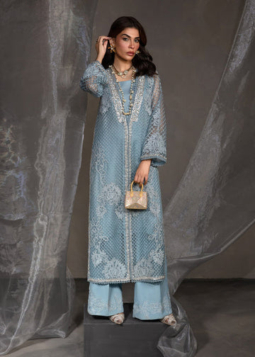 Saira Shakira | Zarae Luxury Pret | Cyan - House Of Hania