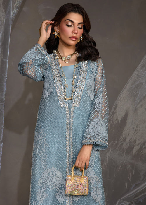 Saira Shakira | Zarae Luxury Pret | Cyan - House Of Hania