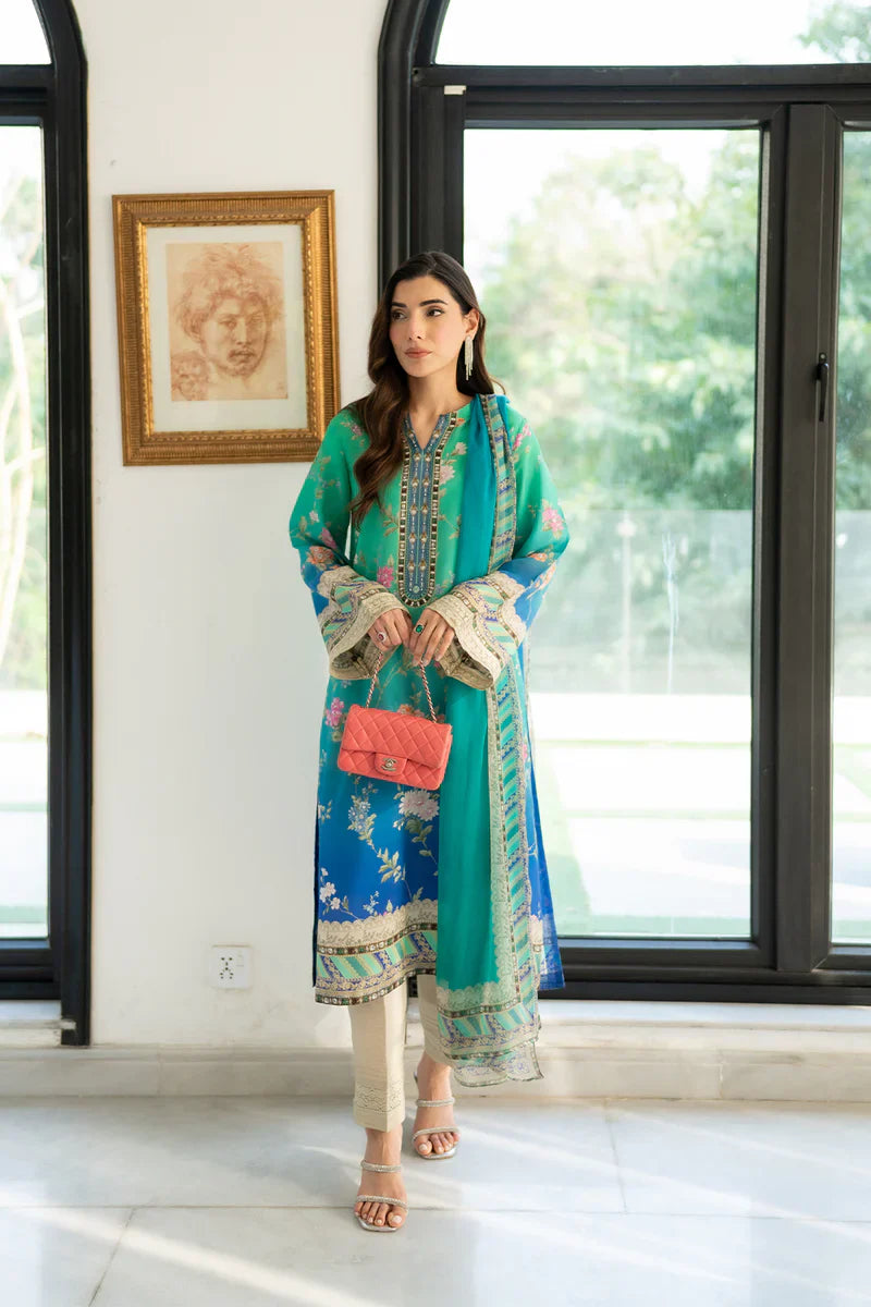 Saira rizwan | Luxe Silk Pret | AMIRA - SRSP24-01 - House Of Hania
