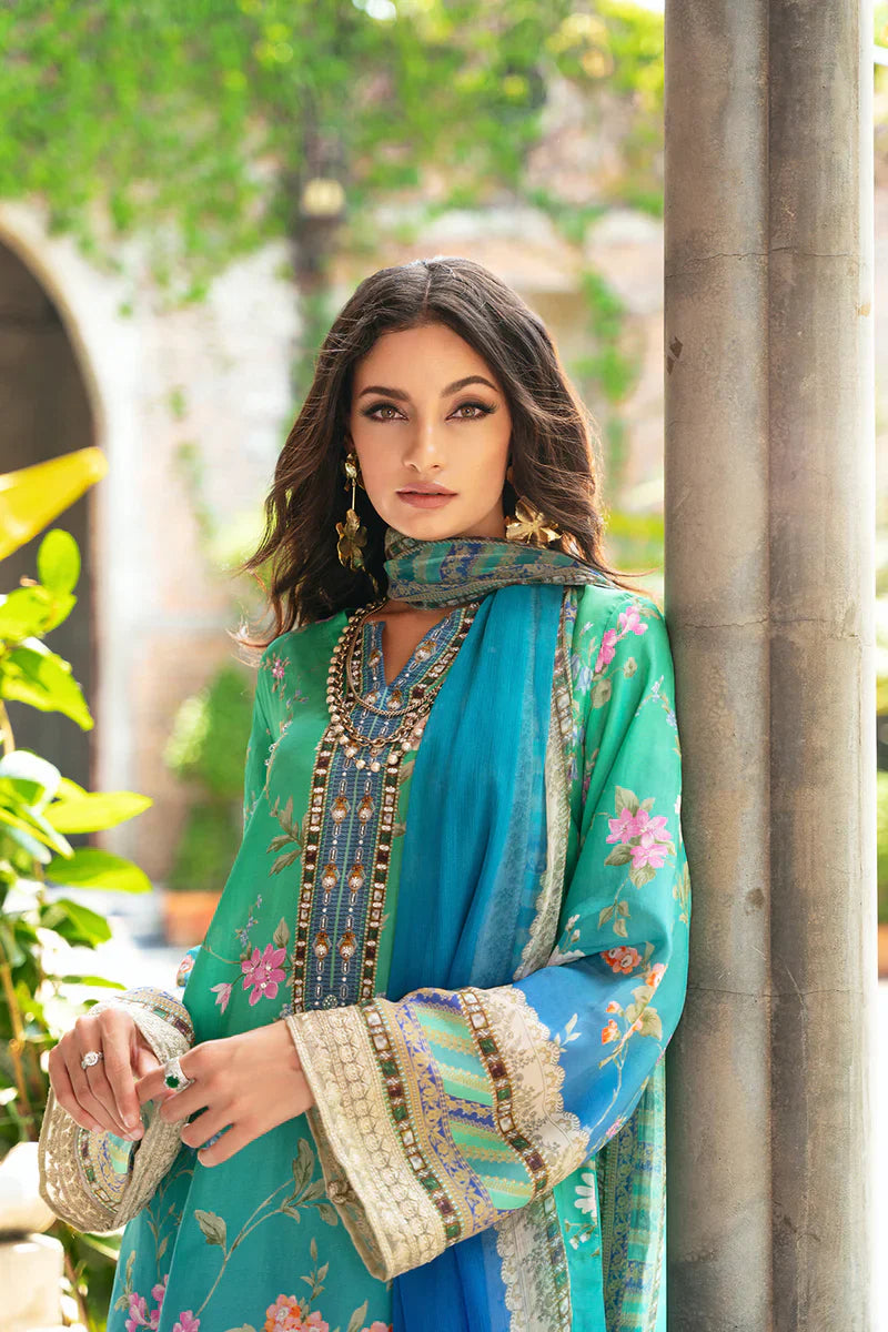 Saira rizwan | Luxe Silk Pret | AMIRA - SRSP24-01 - House Of Hania