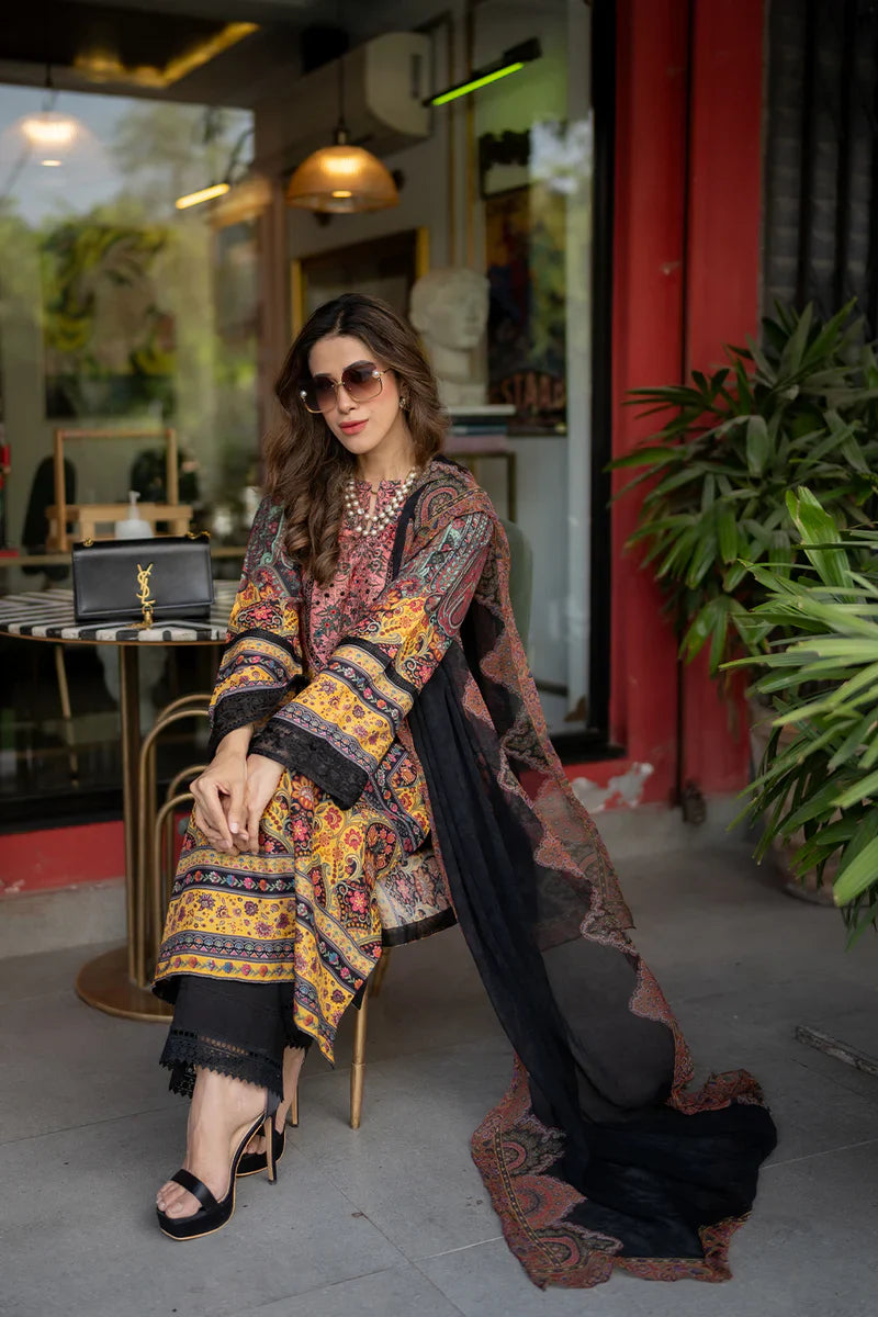 Saira rizwan | Luxe Silk Pret | CECE - SRSP24-02 - House Of Hania