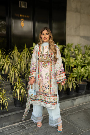 Saira rizwan | Luxe Silk Pret | CHARLENE - SRSP24-03 - House Of Hania