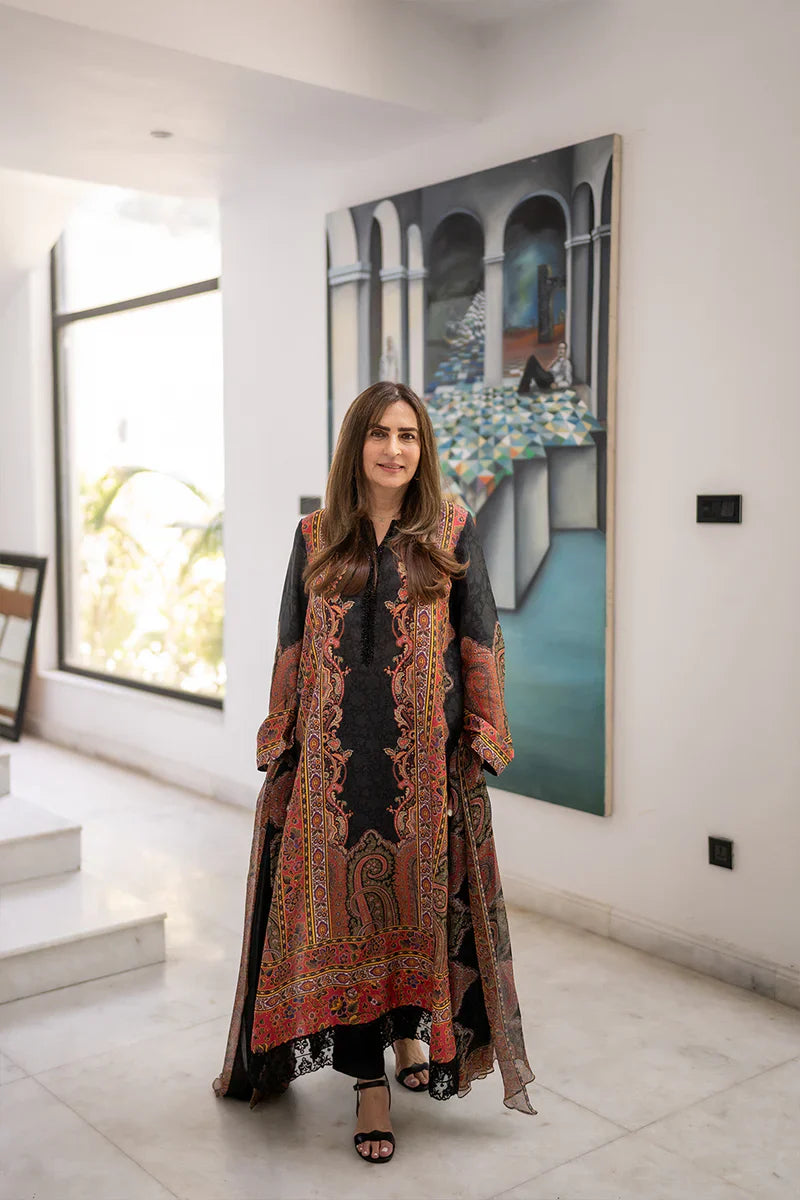 Saira rizwan | Luxe Silk Pret | EDEN - SRSP24-04 - House Of Hania