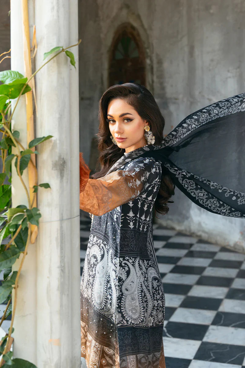 Saira rizwan | Luxe Silk Pret | LYRA - SRSP24-06 - House Of Hania