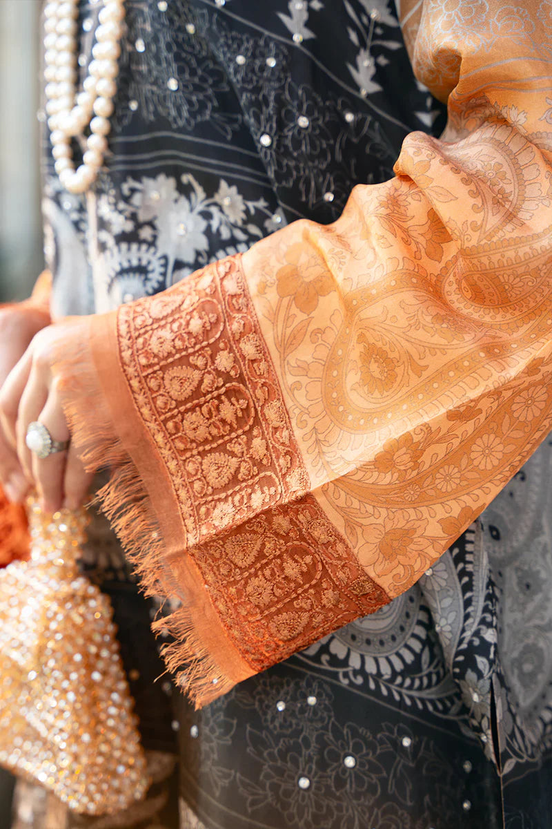 Saira rizwan | Luxe Silk Pret | LYRA - SRSP24-06 - House Of Hania