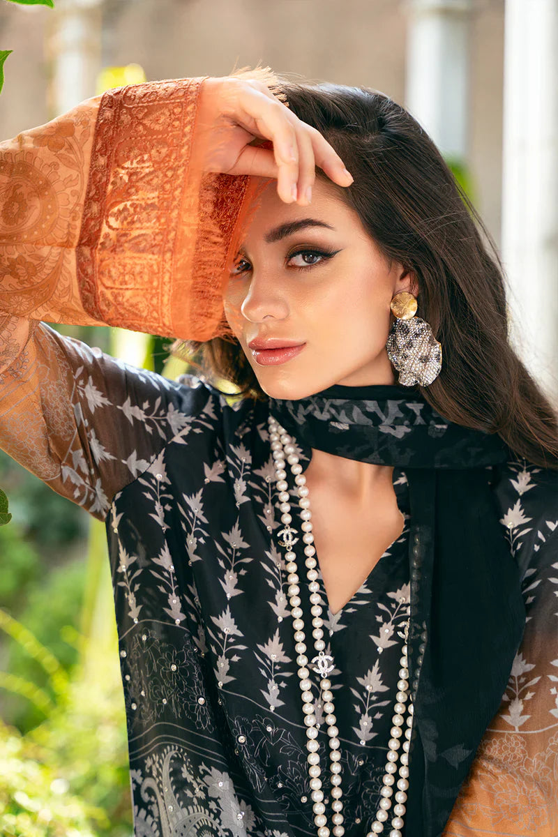 Saira rizwan | Luxe Silk Pret | LYRA - SRSP24-06 - House Of Hania