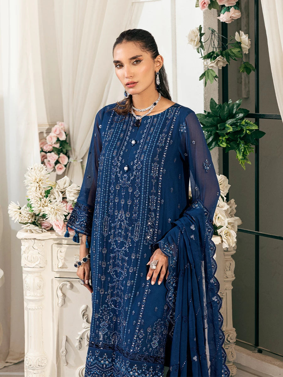 Salitex | Signature Festive Chiffon | SUNS7CH035UT - House Of Hania