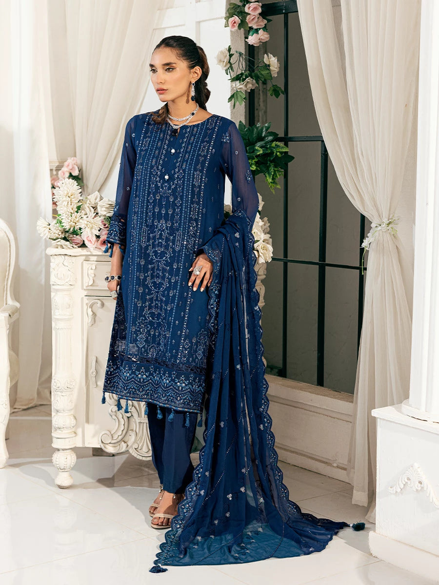 Salitex | Signature Festive Chiffon | SUNS7CH035UT - House Of Hania