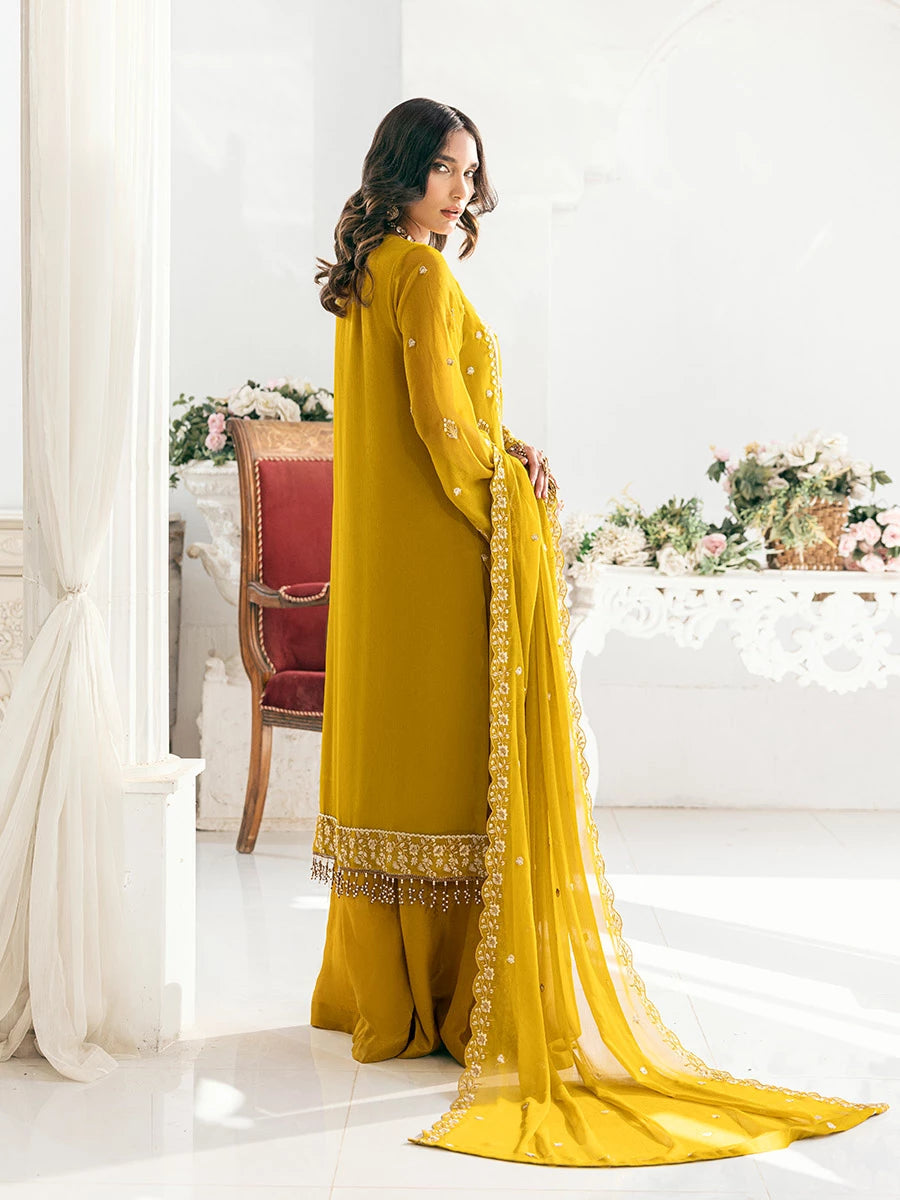 Salitex | Signature Festive Chiffon | SUNS7CH041UT - House Of Hania