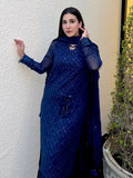 Salitex | Signature Festive Chiffon | SUNS7CH042UT - House Of Hania