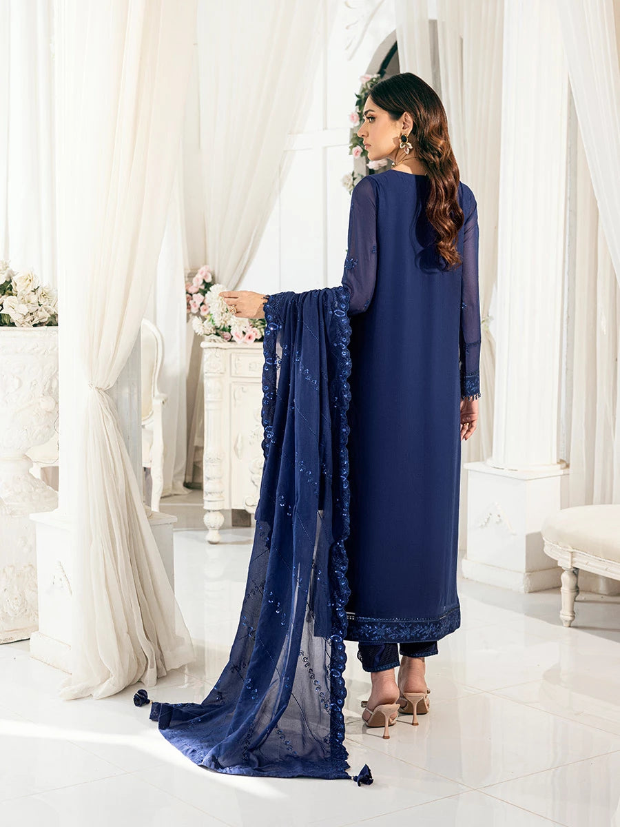 Salitex | Signature Festive Chiffon | SUNS7CH042UT - House Of Hania