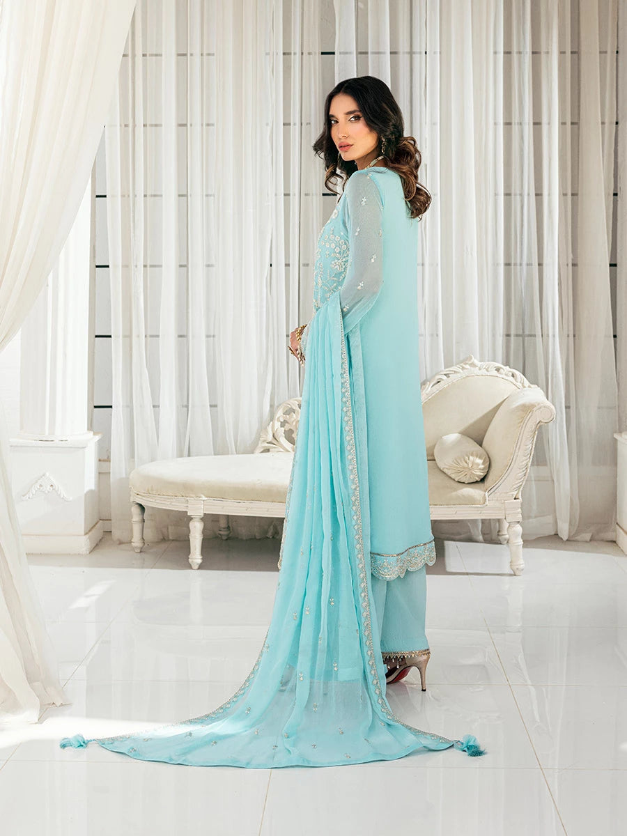 Salitex | Signature Festive Chiffon | SUNS7CH043UT - House Of Hania