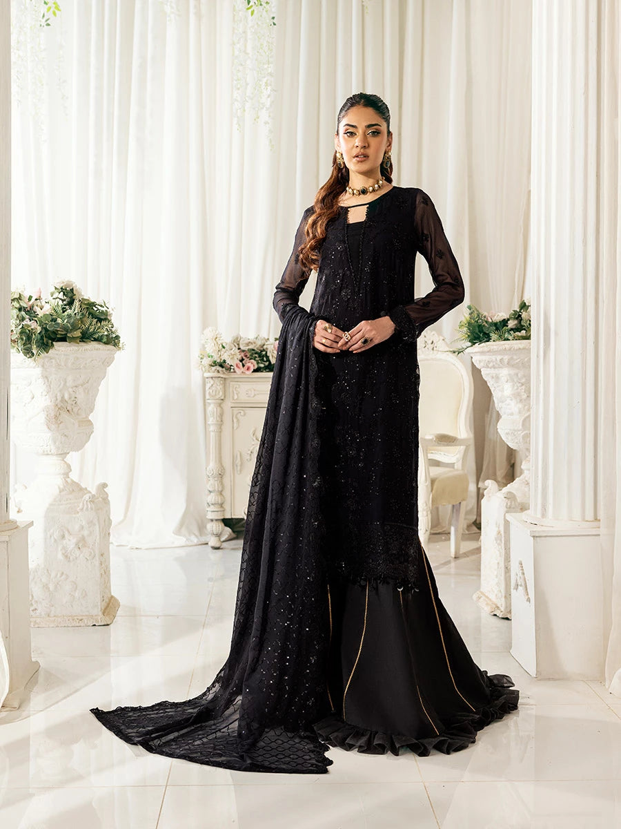 Salitex | Signature Festive Chiffon | SUNS7CH048UT - House Of Hania