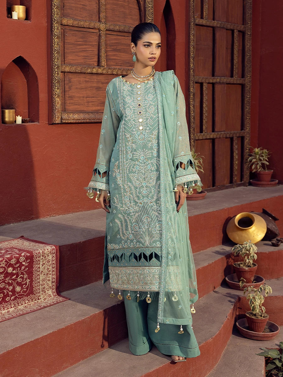 Salitex | Signature Festive Chiffon | SUNW6JI013UT - House Of Hania
