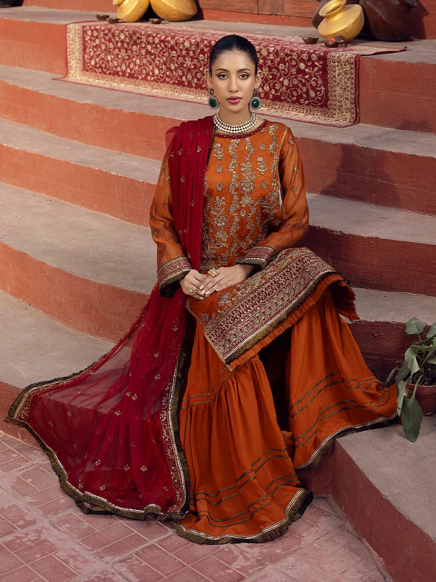 Salitex | Signature Festive Chiffon | SUNW6JI019UT - House Of Hania