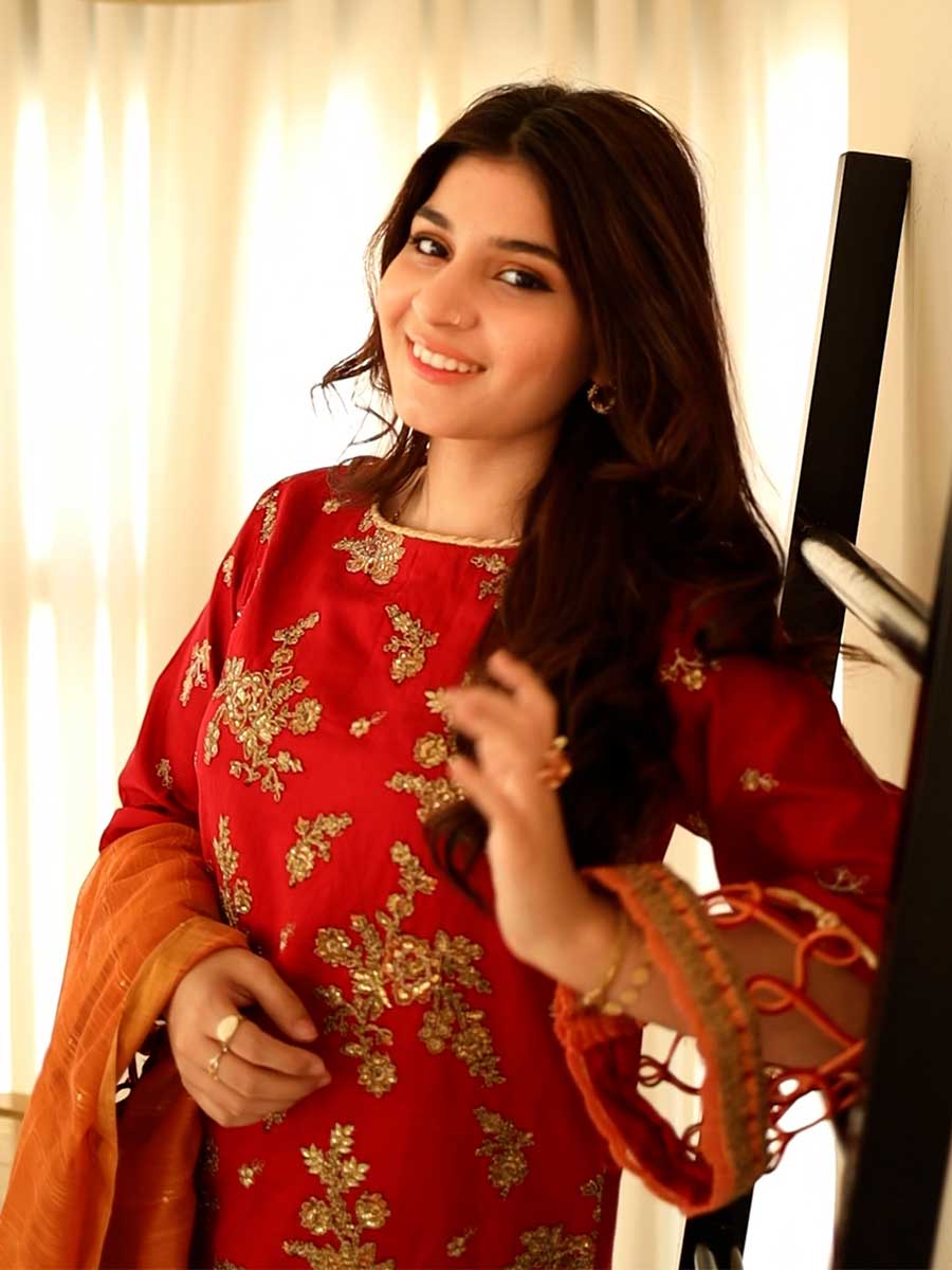 Salitex | Signature Festive Chiffon | SUNW6JI020UT - House Of Hania