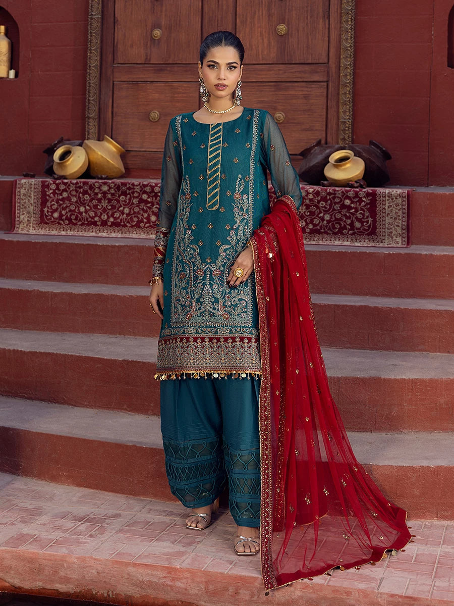 Salitex | Signature Festive Chiffon | SUNW6JI021UT - House Of Hania