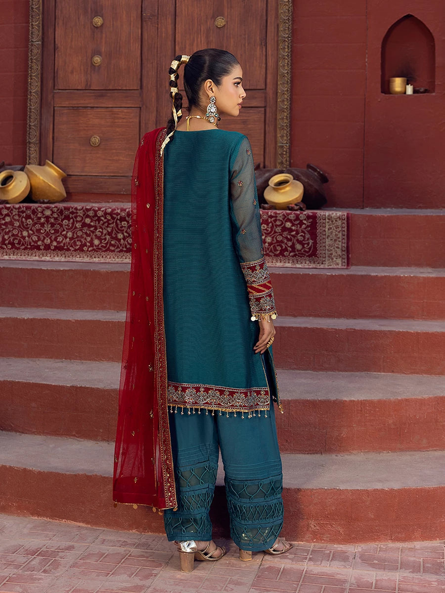 Salitex | Signature Festive Chiffon | SUNW6JI021UT - House Of Hania
