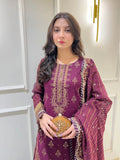 Salitex | Signature Festive Chiffon | SUNW6JI040UT - House Of Hania