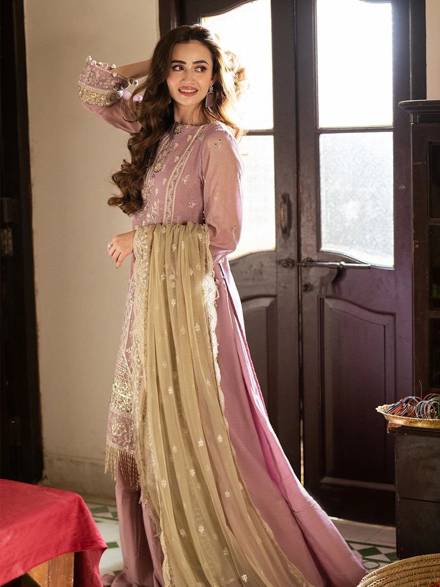 Salitex | Signature Festive Chiffon | SUNW6JI047UT - House Of Hania