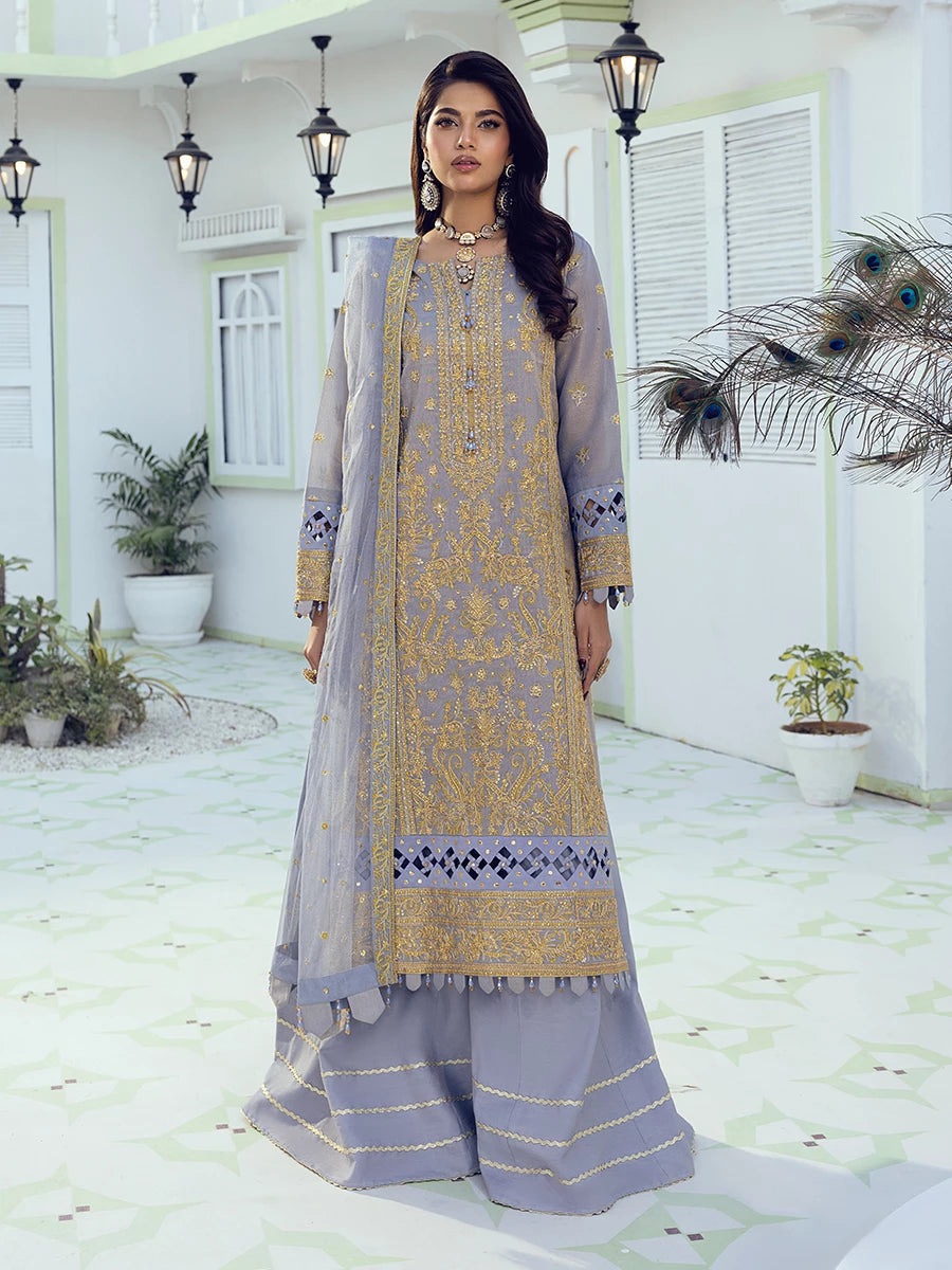 Salitex | Signature Festive Chiffon | SUNW6NO011UT - House Of Hania