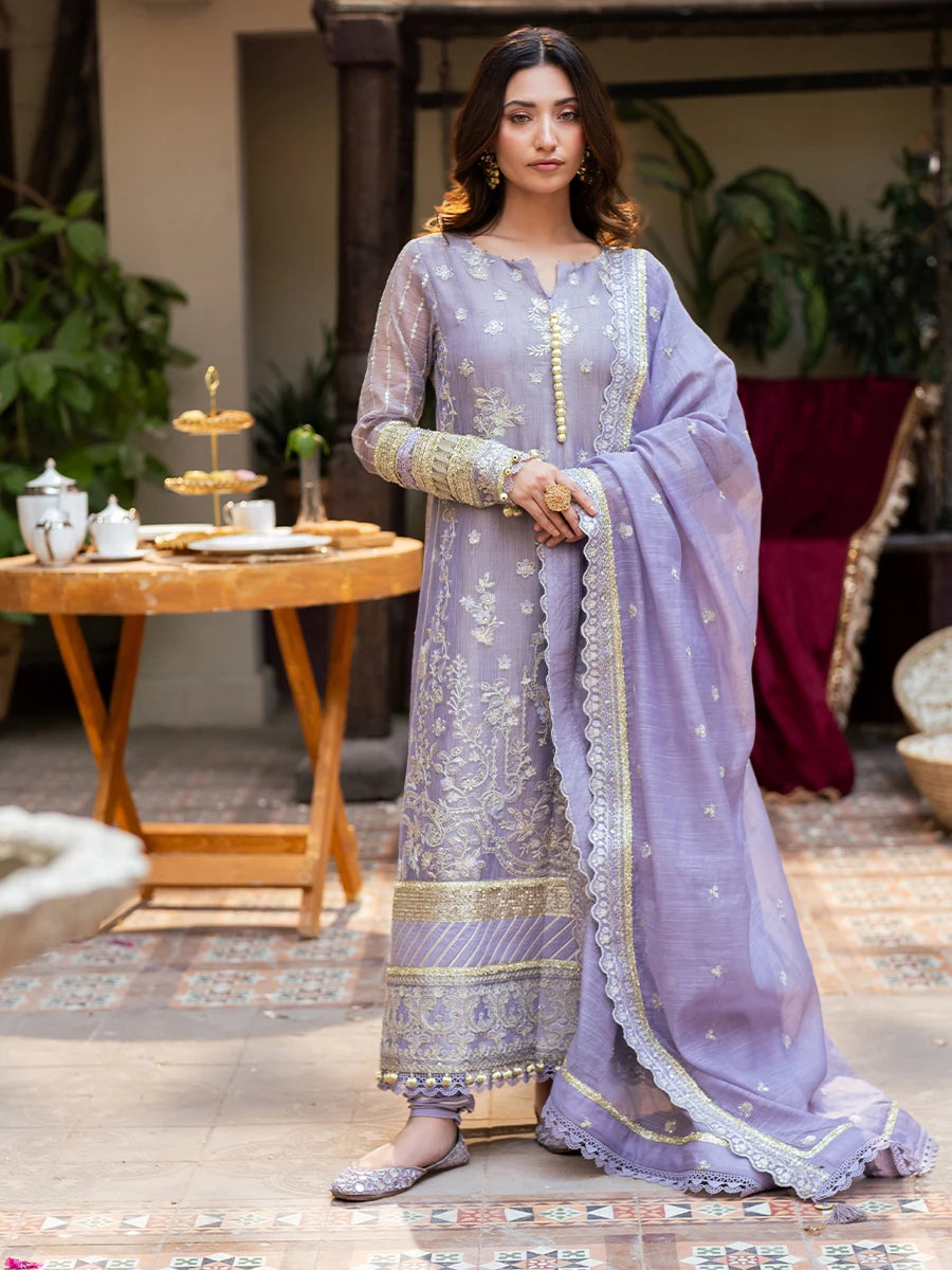 Salitex | Signature Festive Chiffon | SUNW6NO026UT - House Of Hania