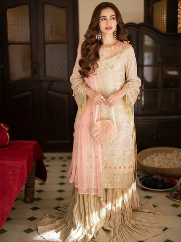 Salitex | Signature Festive Chiffon | SUNW6NO033UT - House Of Hania