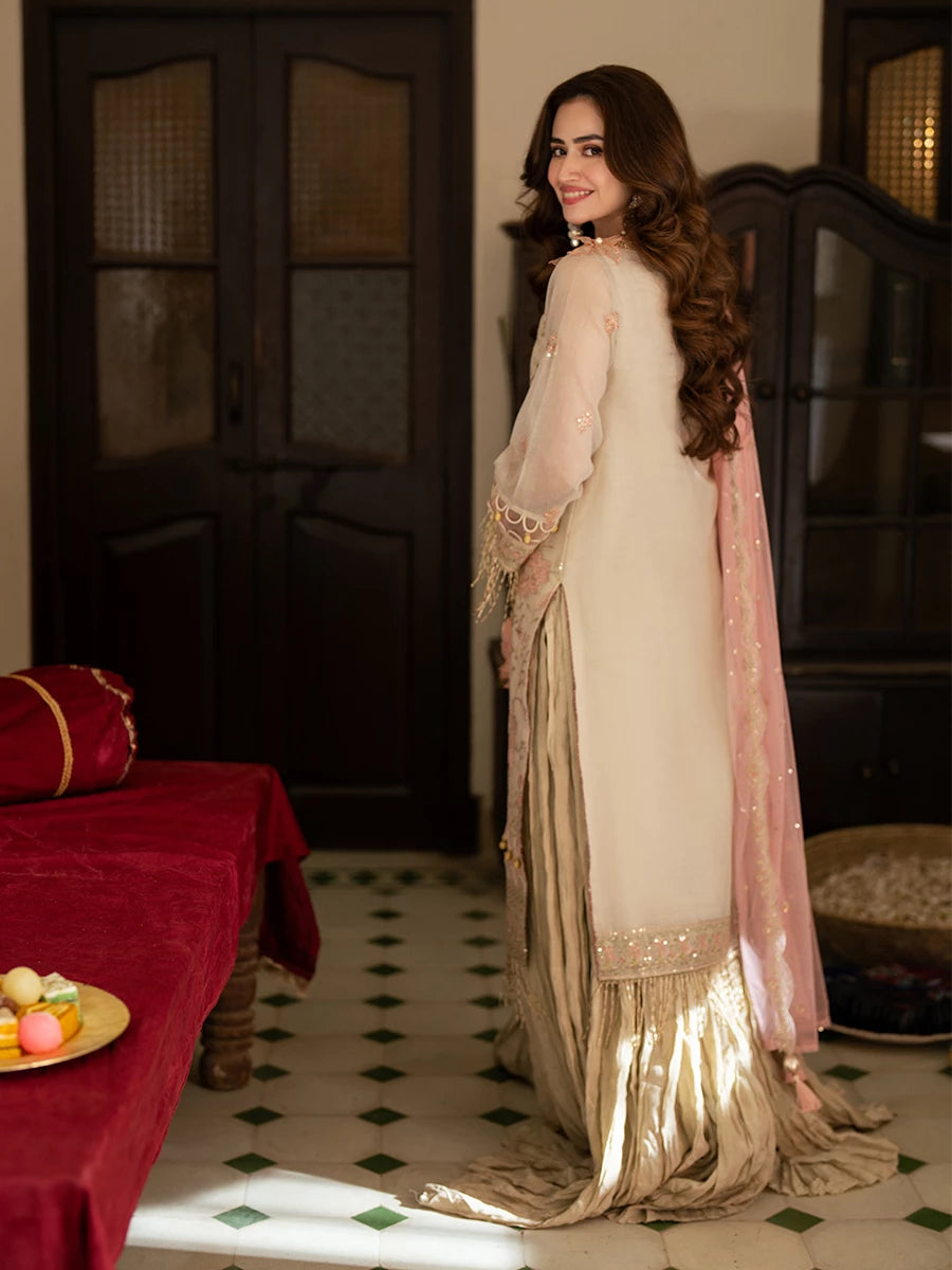 Salitex | Signature Festive Chiffon | SUNW6NO033UT - House Of Hania