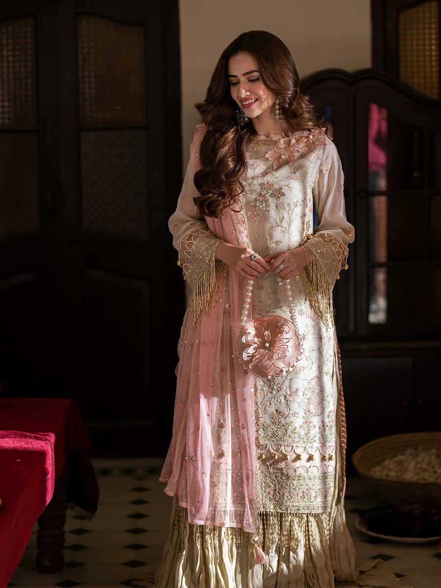 Salitex | Signature Festive Chiffon | SUNW6NO033UT - House Of Hania