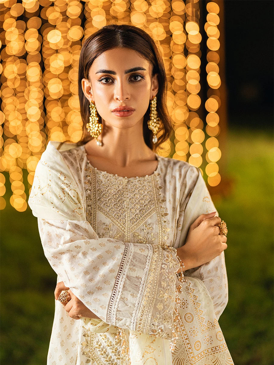 Salitex | Signature Festive Chiffon | UNS25WW007UT - House Of Hania