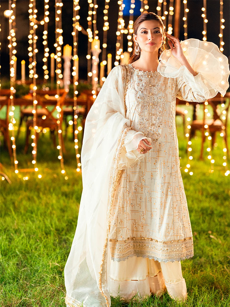 Salitex | Signature Festive Chiffon | UNS25WW009UT - House Of Hania