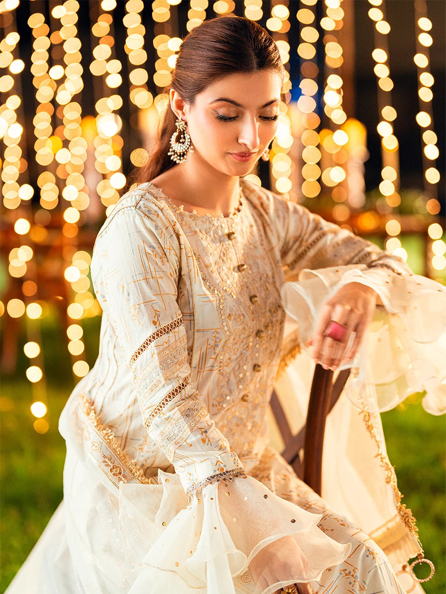 Salitex | Signature Festive Chiffon | UNS25WW009UT - House Of Hania