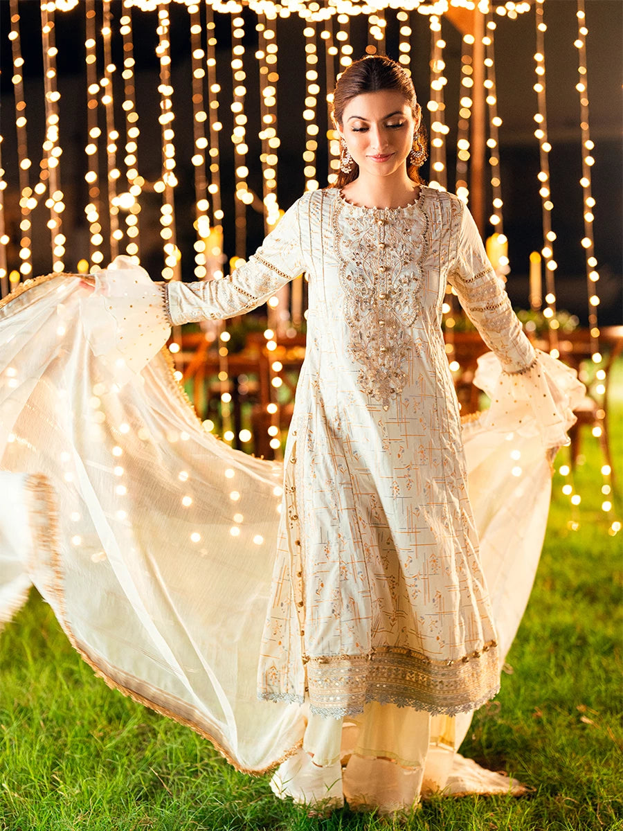Salitex | Signature Festive Chiffon | UNS25WW009UT - House Of Hania