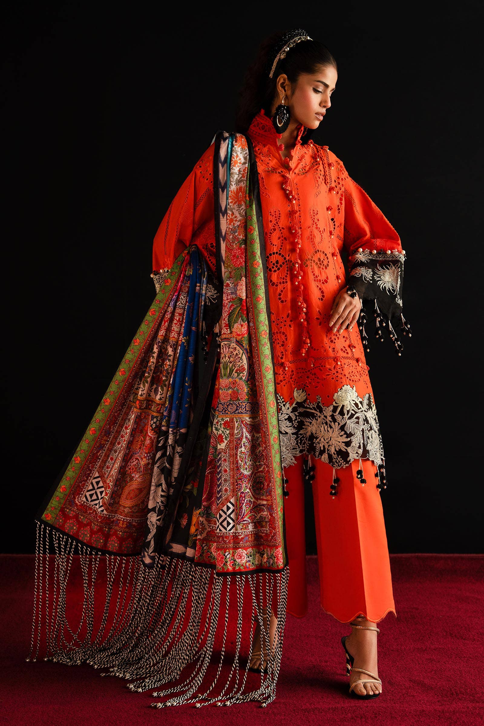 Sana Safinaz | Luxury Collection 24 | L241-001A-3CL - House Of Hania