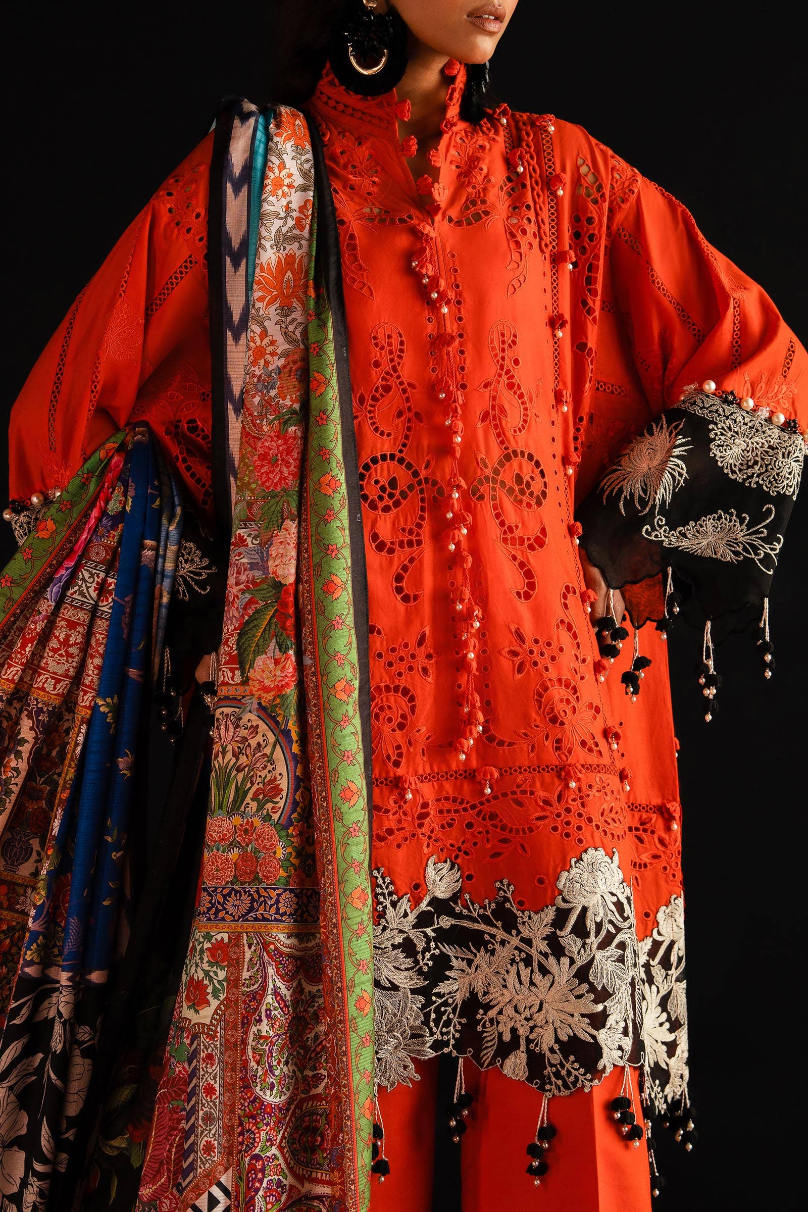 Sana Safinaz | Luxury Collection 24 | L241-001A-3CL - House Of Hania