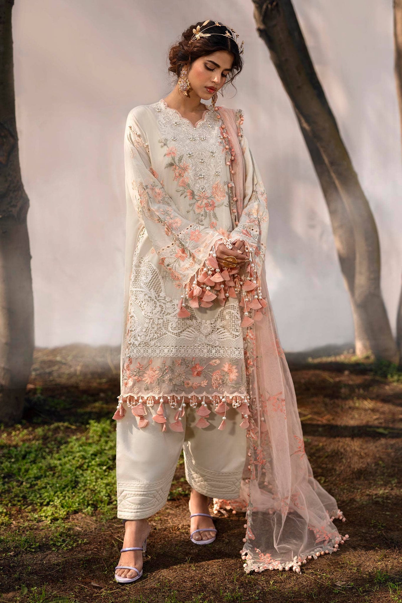 Sana Safinaz | Luxury Collection 24 | L241-003B-3CT - House Of Hania