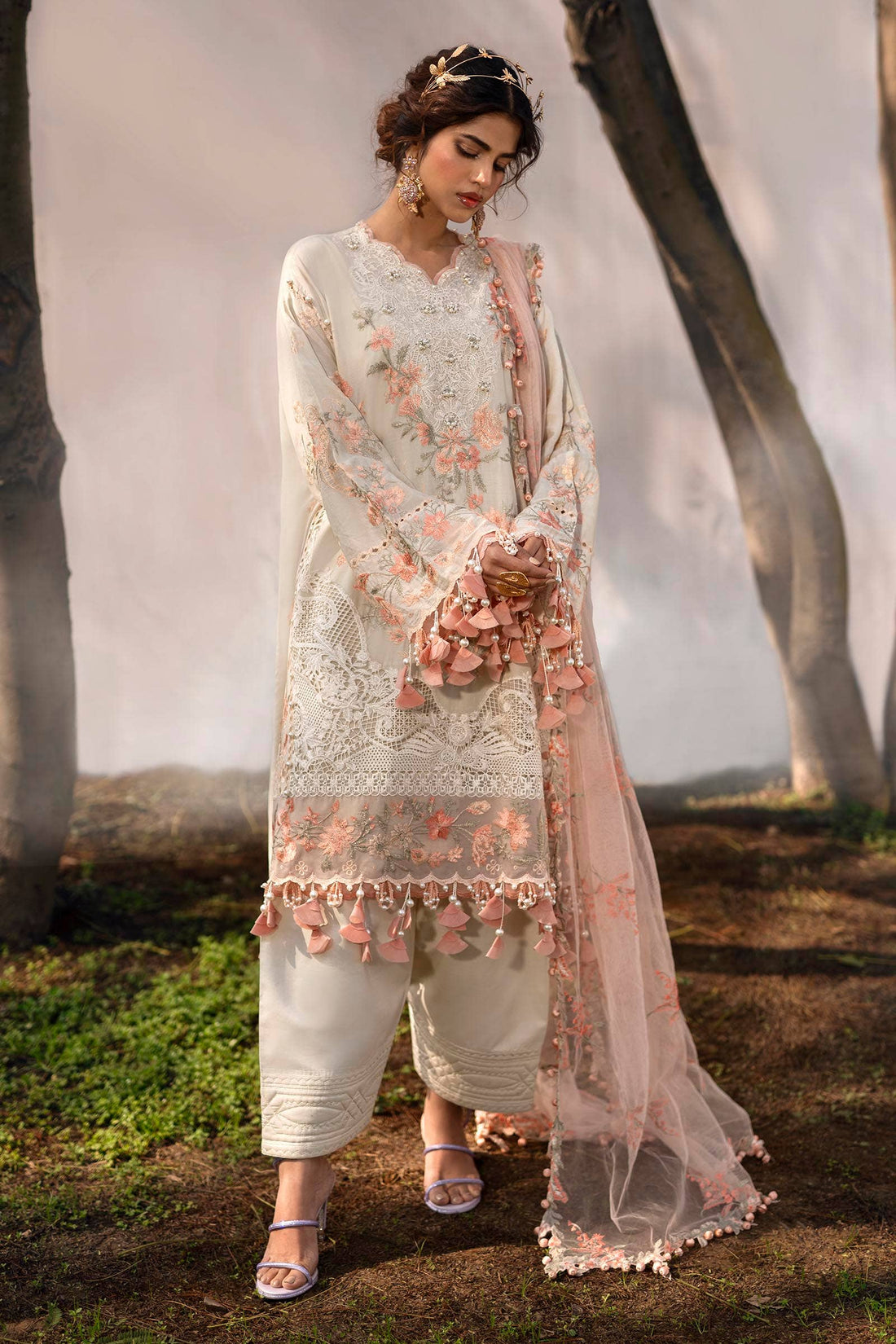 Sana Safinaz | Luxury Collection 24 | L241-003B-3CT - House Of Hania